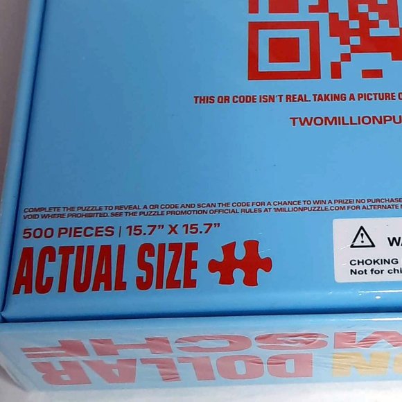 NEW The 2Million Dollar Puzzle By MSCHF QR Code 500 Pieces Jigsaw Puzzle - Picture 4 of 4
